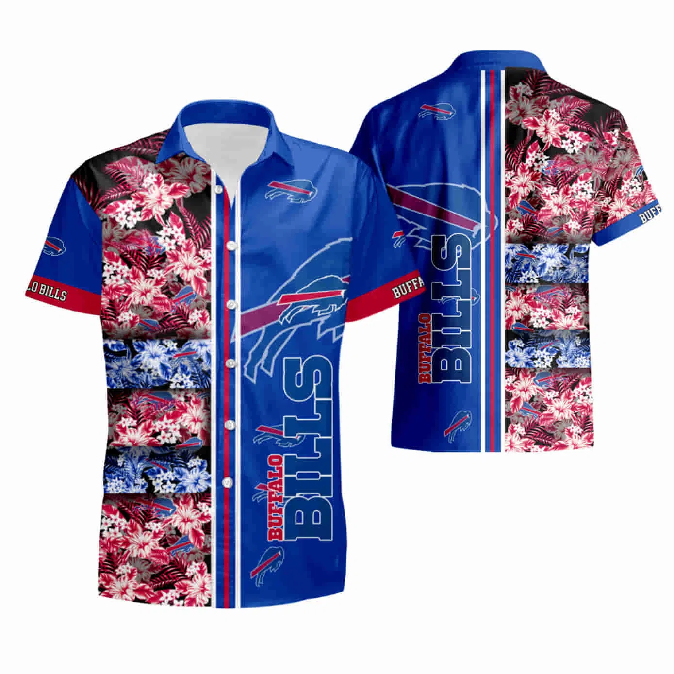 Buffalo Bills Aloha Fusion Floral Game Hawaiian Shirt