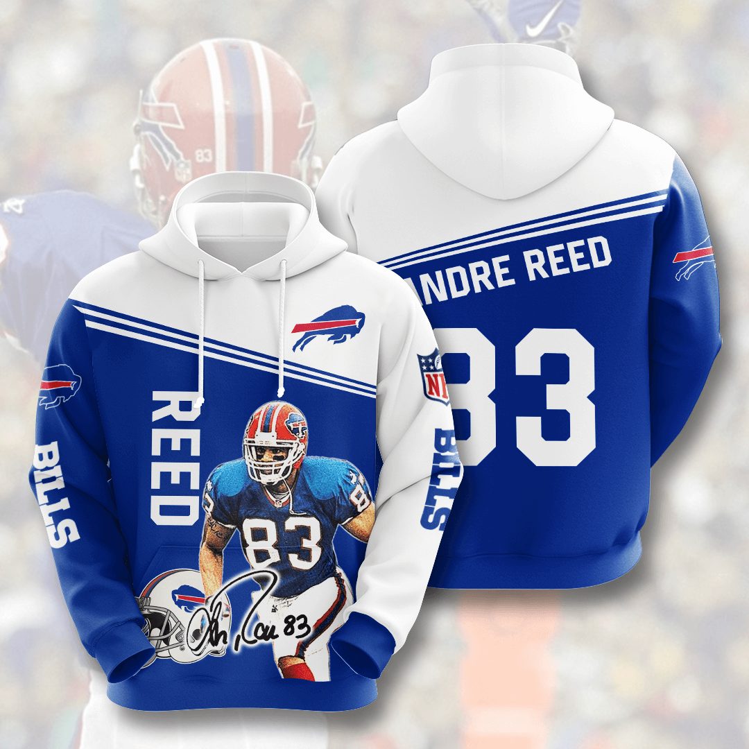 Buffalo Bills Andre Reed Legendary Tribute Hoodie