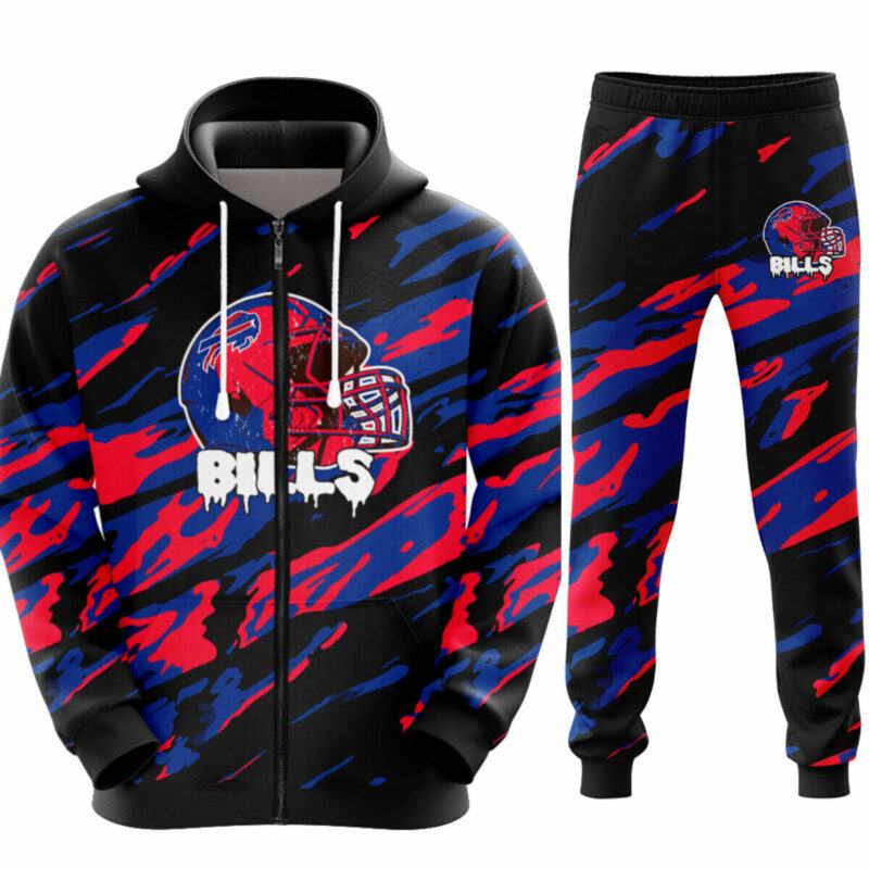 Buffalo Bills Blaze Helmet Hoodie & Jogger Set