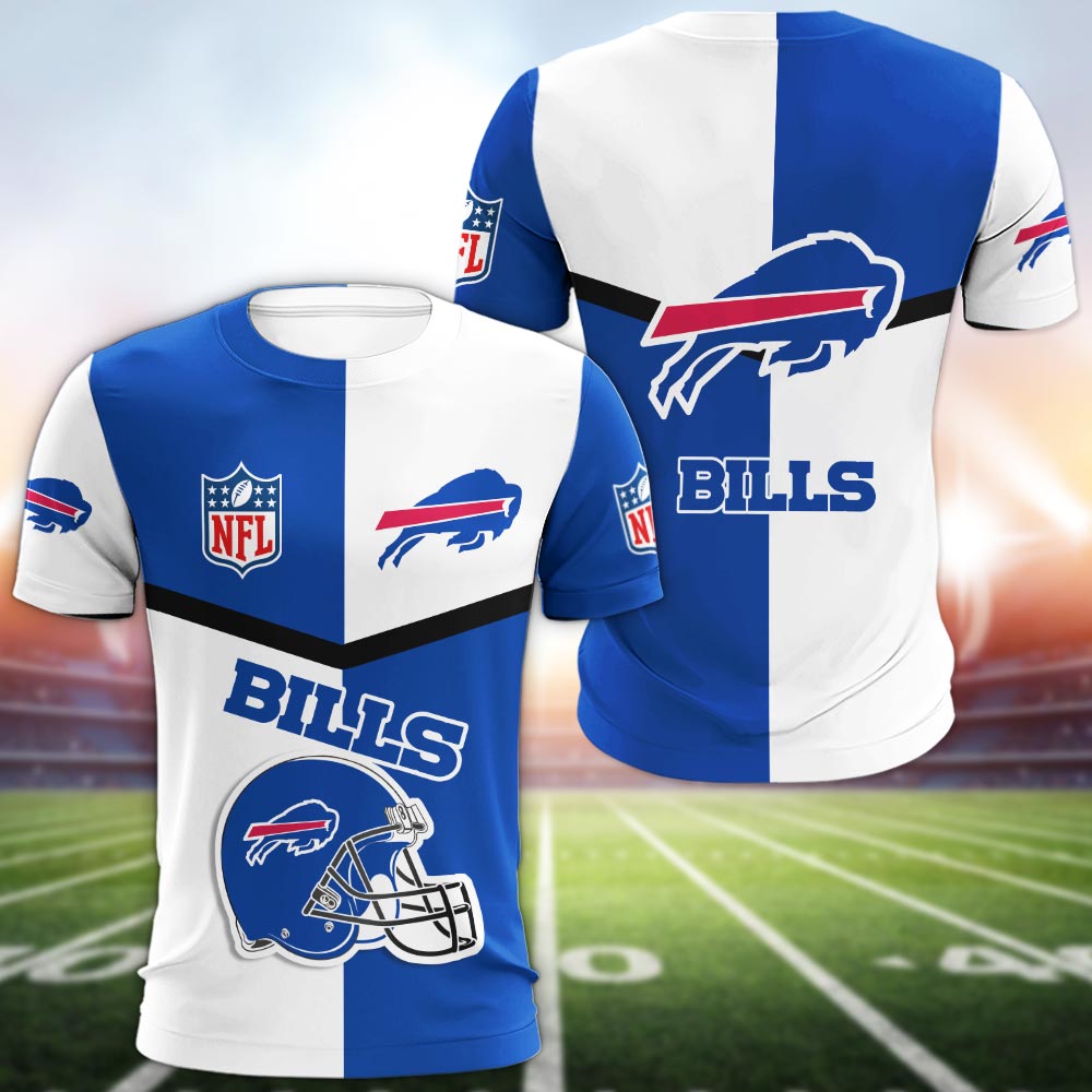Buffalo Bills Bold Helmet Action Shirt