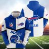 Buffalo Bills Bold Helmet Action Zip Hoodie