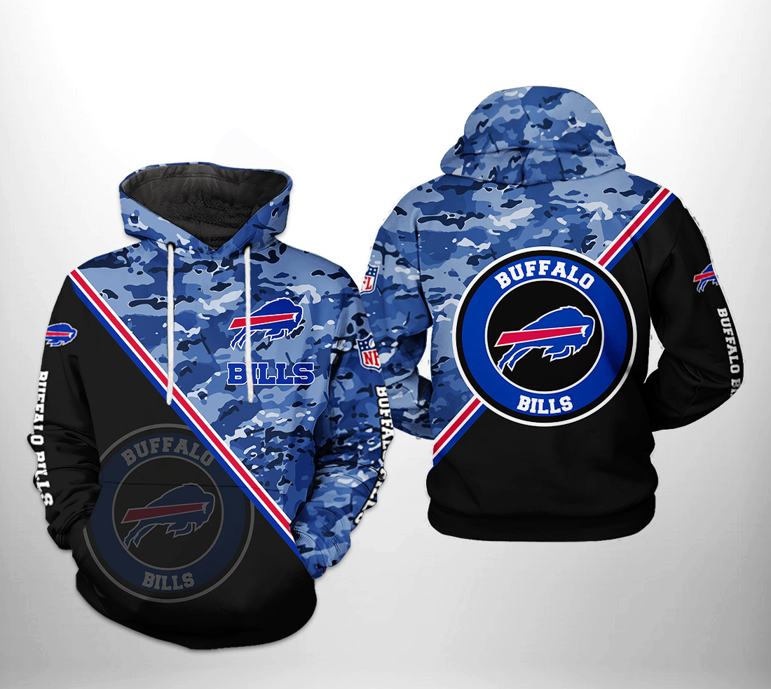 Buffalo Bills Camouflage Spirit All Over Print Hoodie