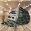 Buffalo Bills Camouflage Stitch Baseball Cap Left Side