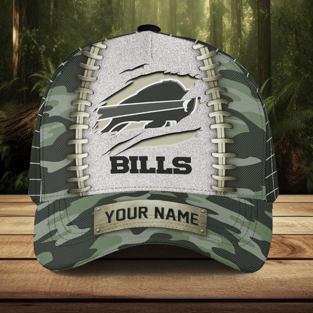 Buffalo Bills Camouflage Stitch Baseball Cap