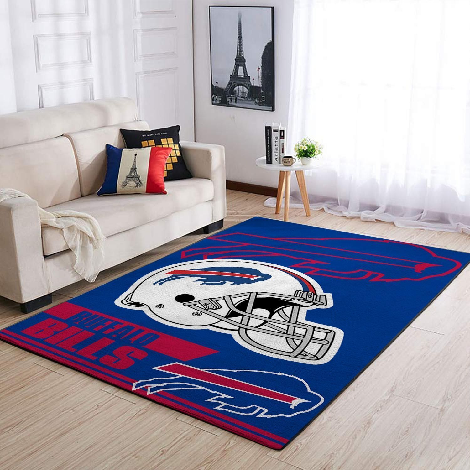 Buffalo Bills Classic Helmet Display Rug