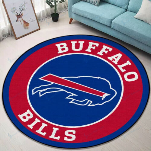 Buffalo Bills Classic Logo Round Rug