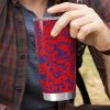 Buffalo Bills Custom Doodle Name Tumbler with hand