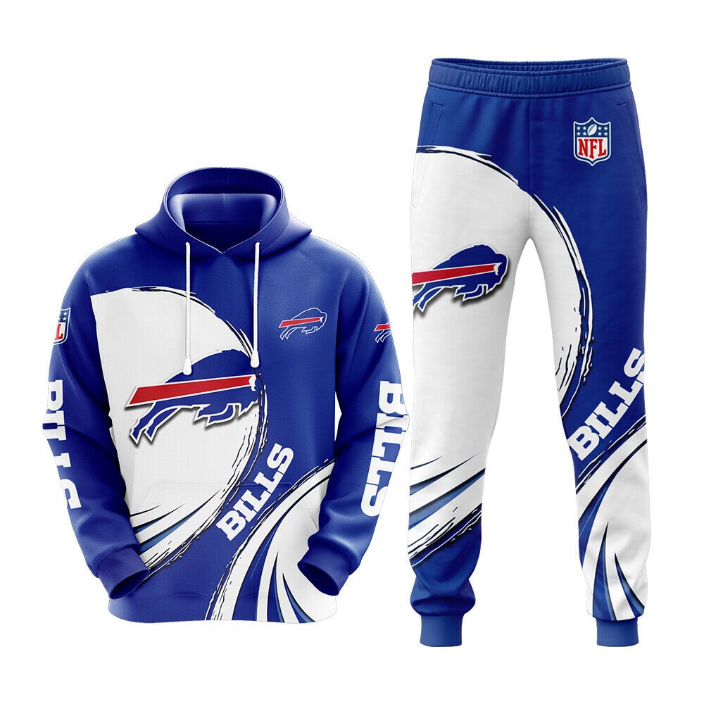 Buffalo Bills Dynamic Swirl Hoodie & Jogger Set
