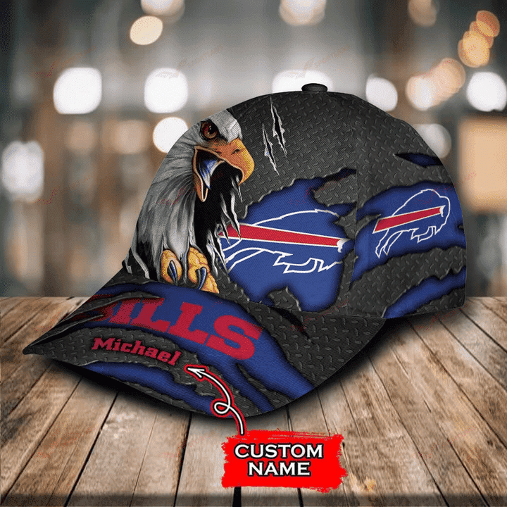 Buffalo Bills Eagle Fury Baseball Cap left side