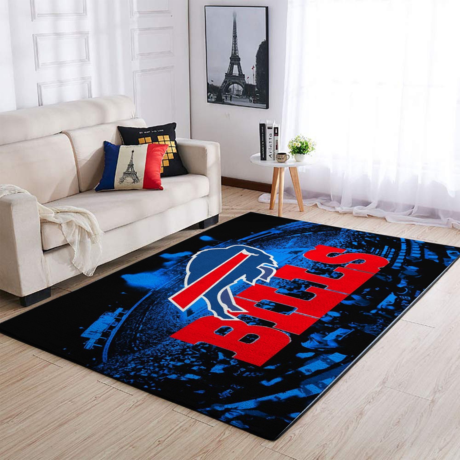 Buffalo Bills Electric Blue Helmet Area Rug