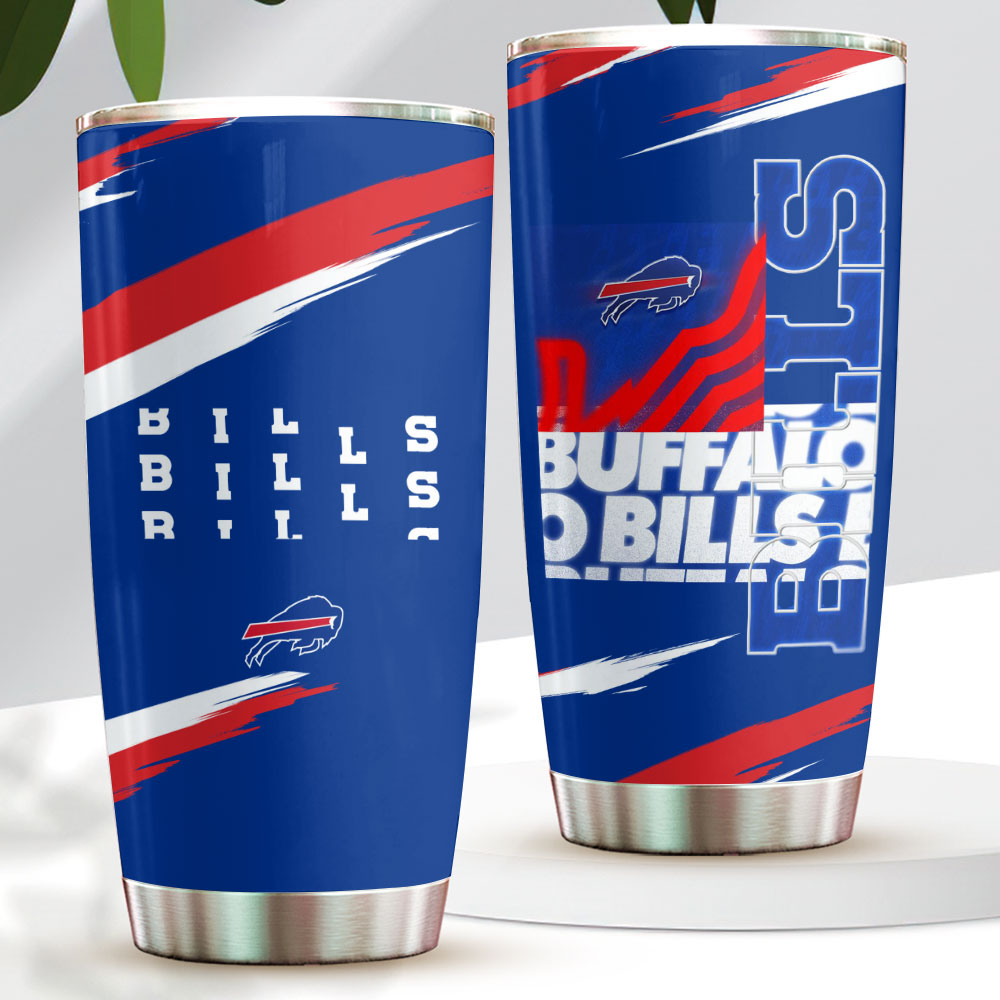 Buffalo Bills Electric Streak Minimalist Tumbler