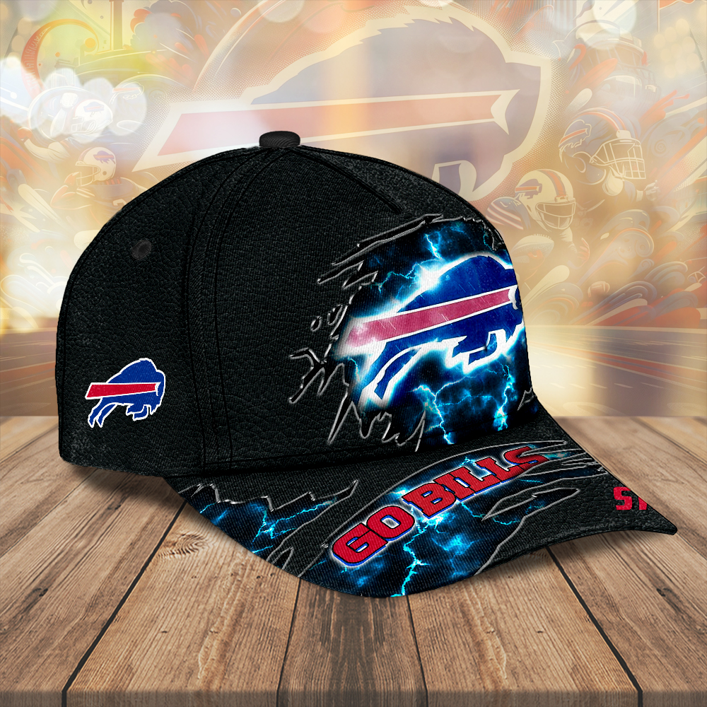 Buffalo Bills Electric Surge Legacy Baseball Cap right side