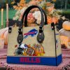 Buffalo Bills Fall Football Leather Handbag back side