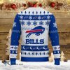 Buffalo Bills Festive Snowman Holiday Ugly Christmas Sweater back