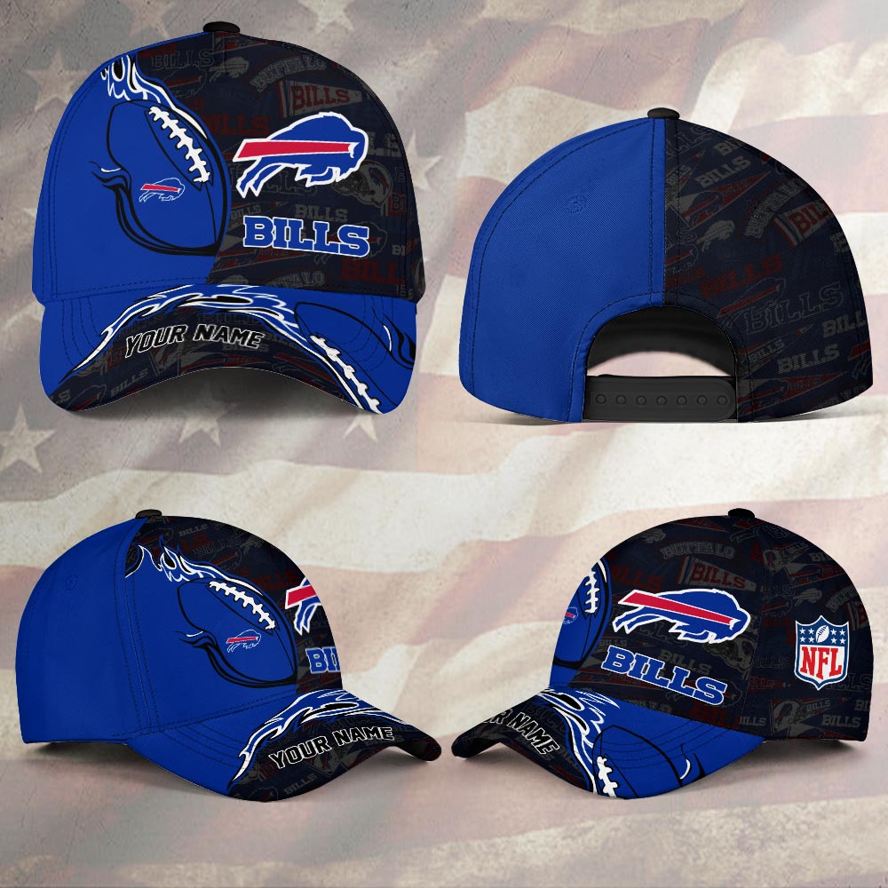Buffalo Bills Flames of Victory Baseball Cap Combo