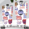 Buffalo Bills Football Mama Rainbow Love Tumbler 20oz 30oz