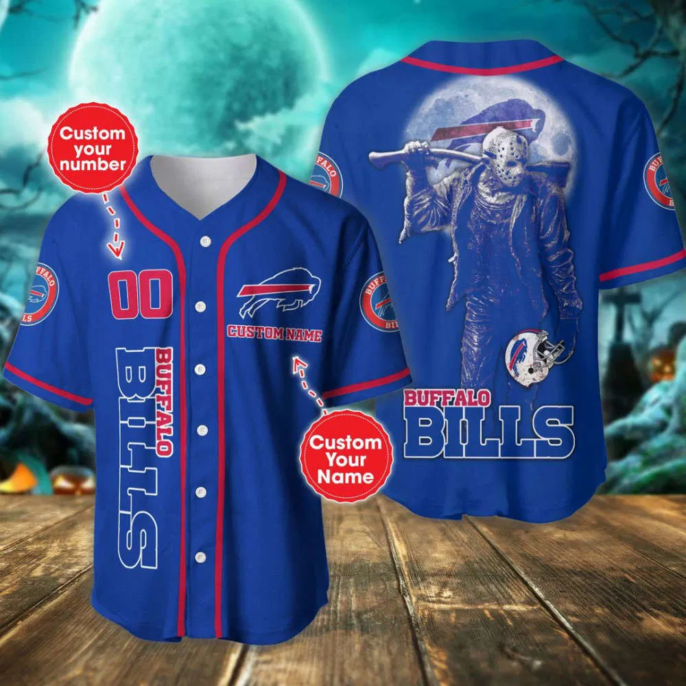 Buffalo Bills Friday Night Fear Baseball Jersey