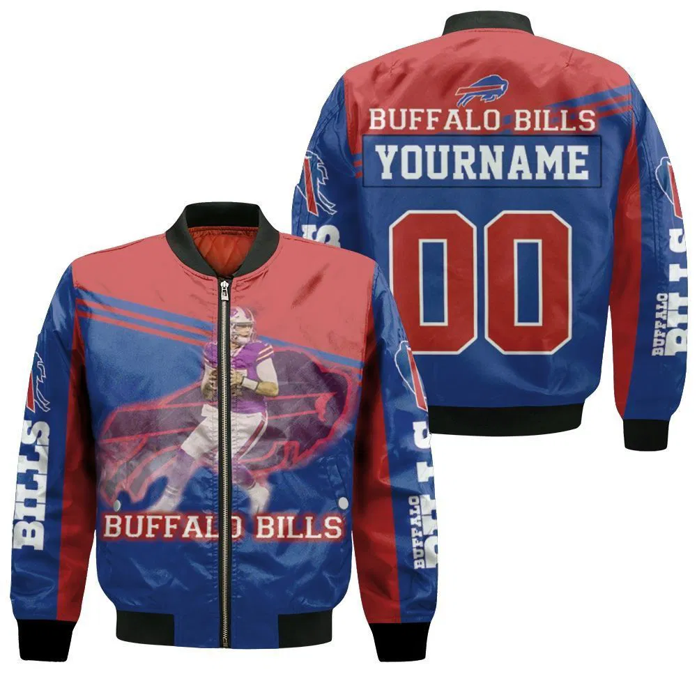 Buffalo Bills Game Day MVP Custom Player Bomber Jacket