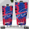Buffalo Bills Graffiti Grunge All-Over Logo Tumbler 20oz 30oz