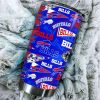 Buffalo Bills Graffiti Grunge All-Over Logo Tumbler front side