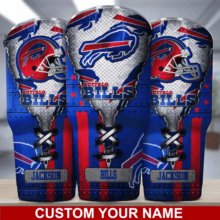 Buffalo Bills Gridiron Tornado Custom Tumbler