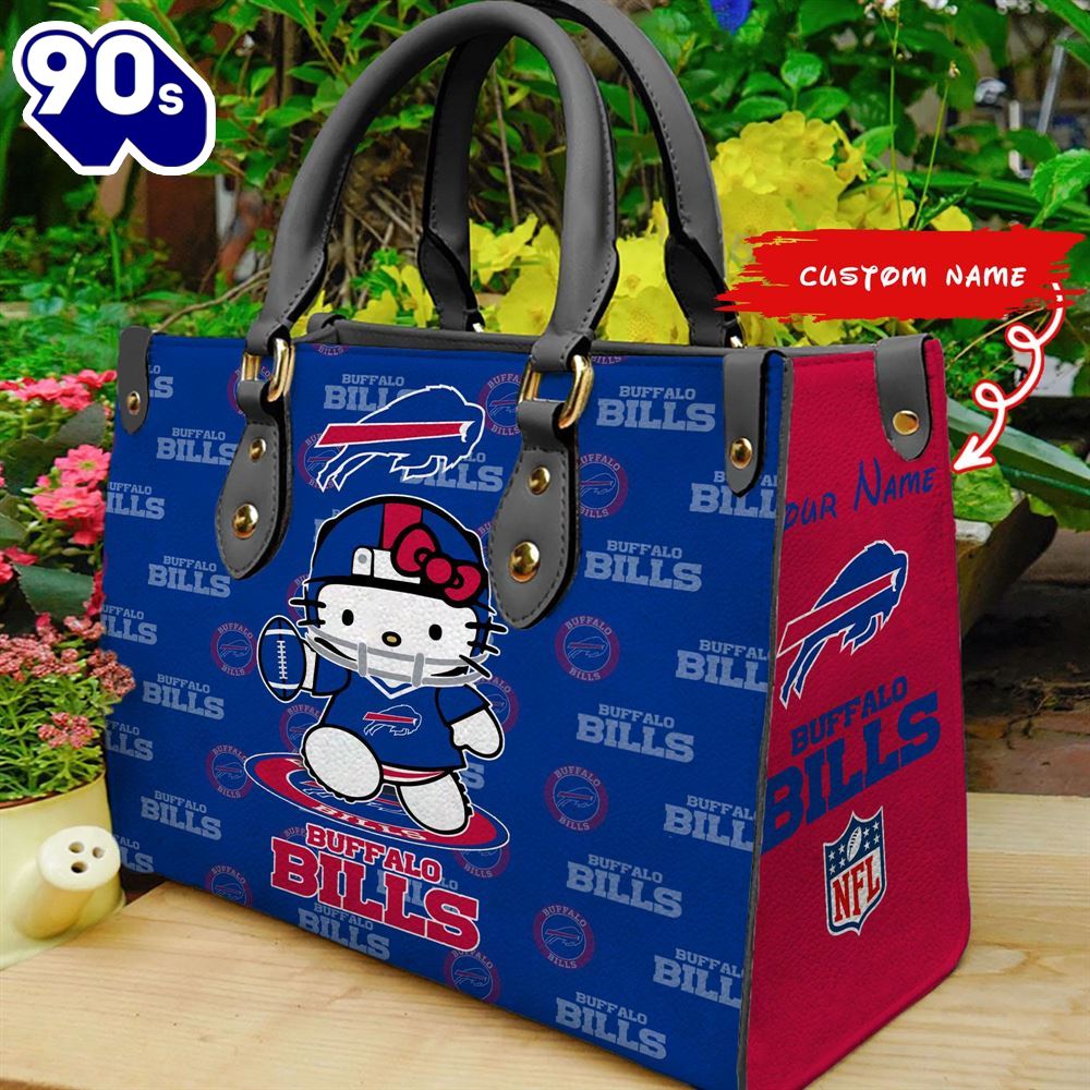 Buffalo Bills Hello Kitty Leather Handbag
