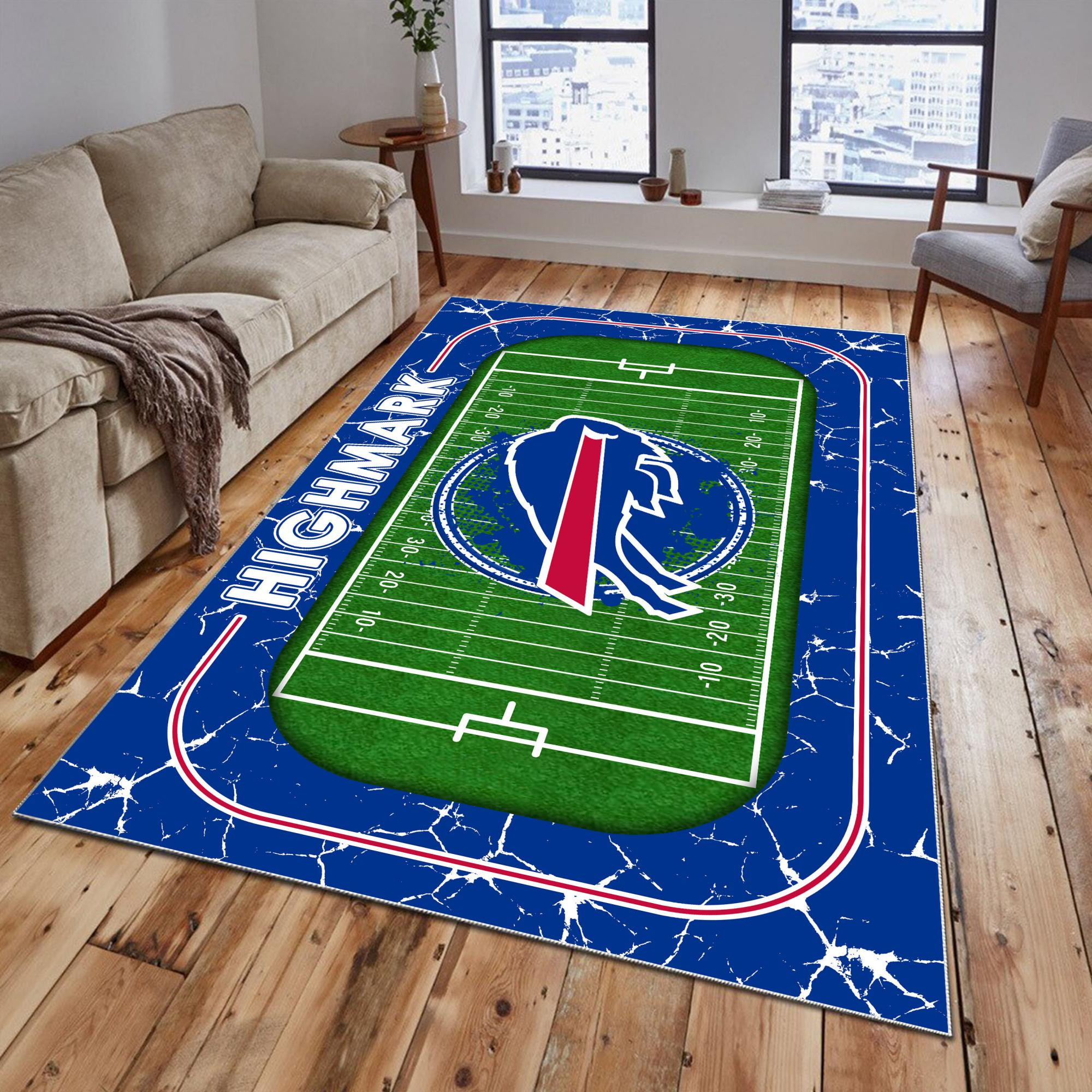 Buffalo Bills Highmark Stadium Field Rug