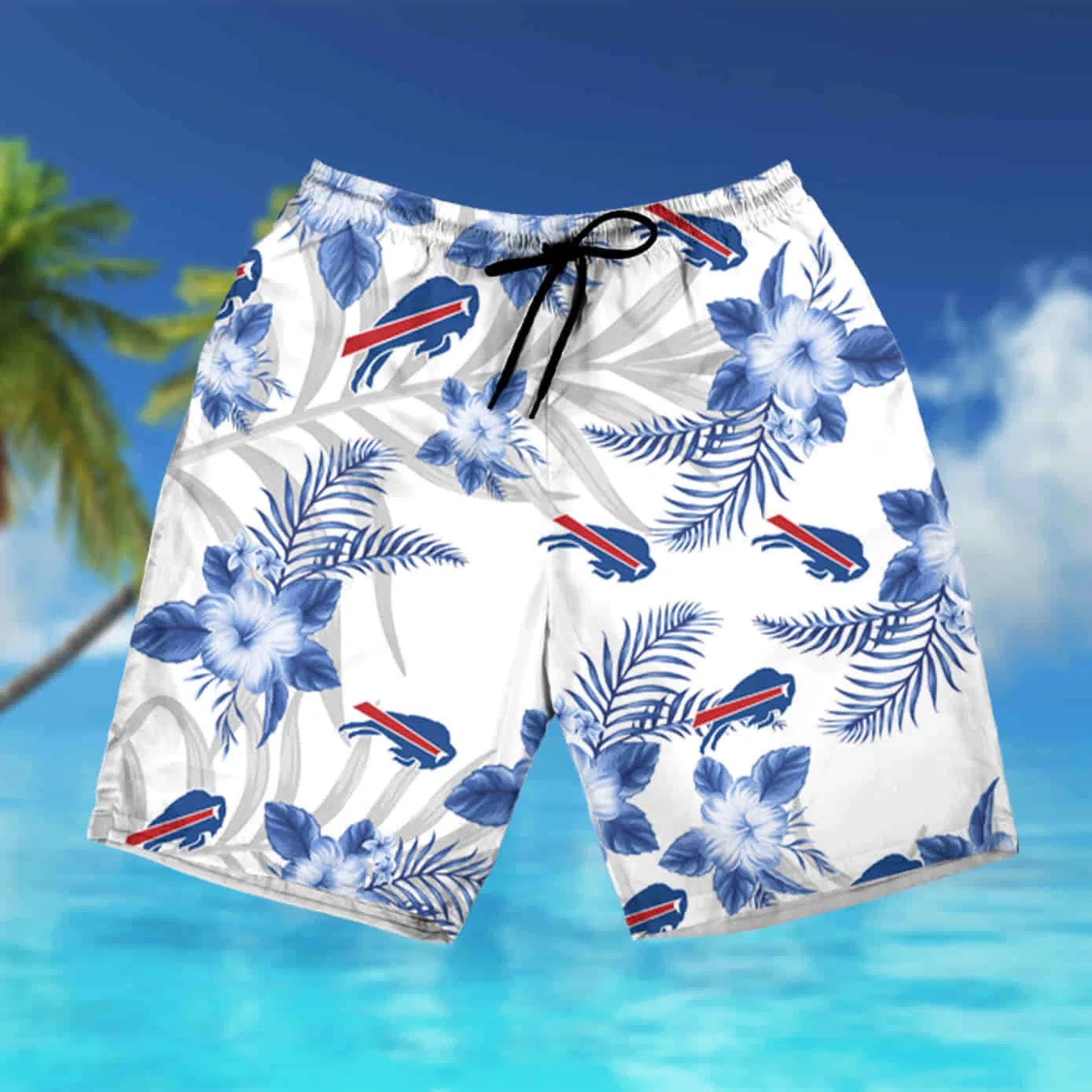 Buffalo Bills Island Classic Hibiscus Short
