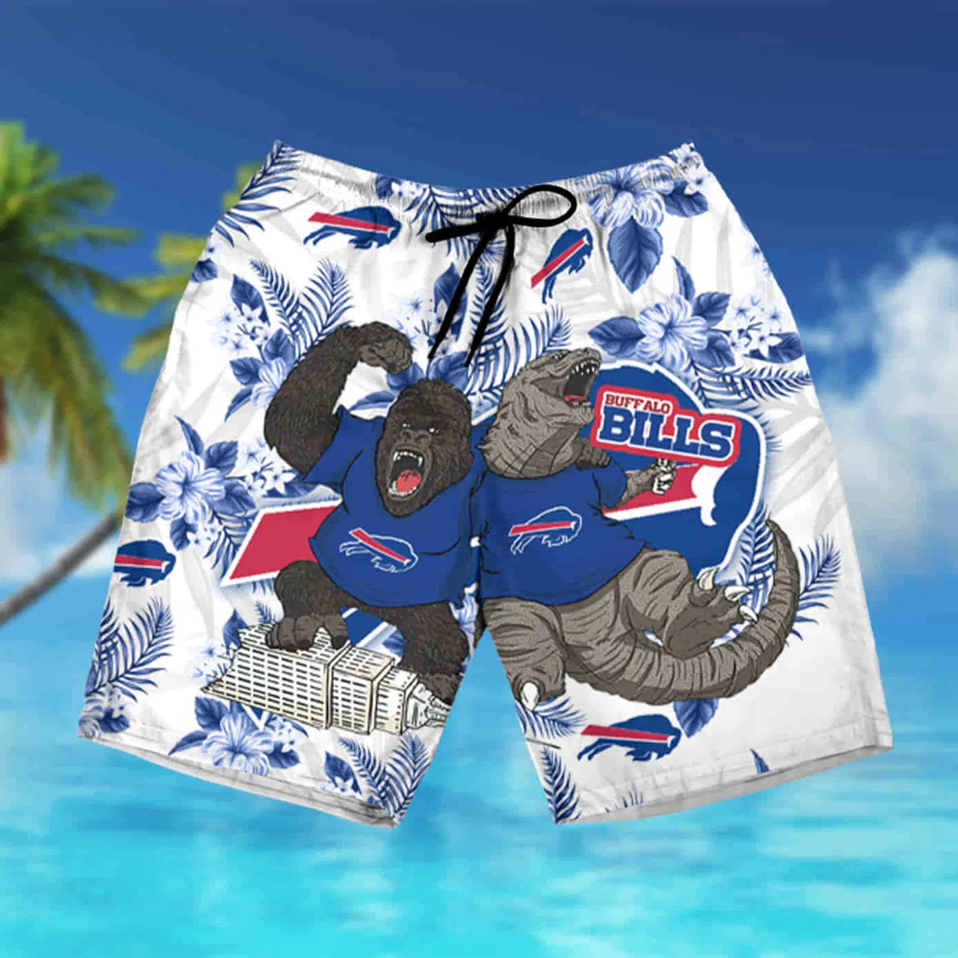Buffalo Bills Island King City Clash Hawaiian Short
