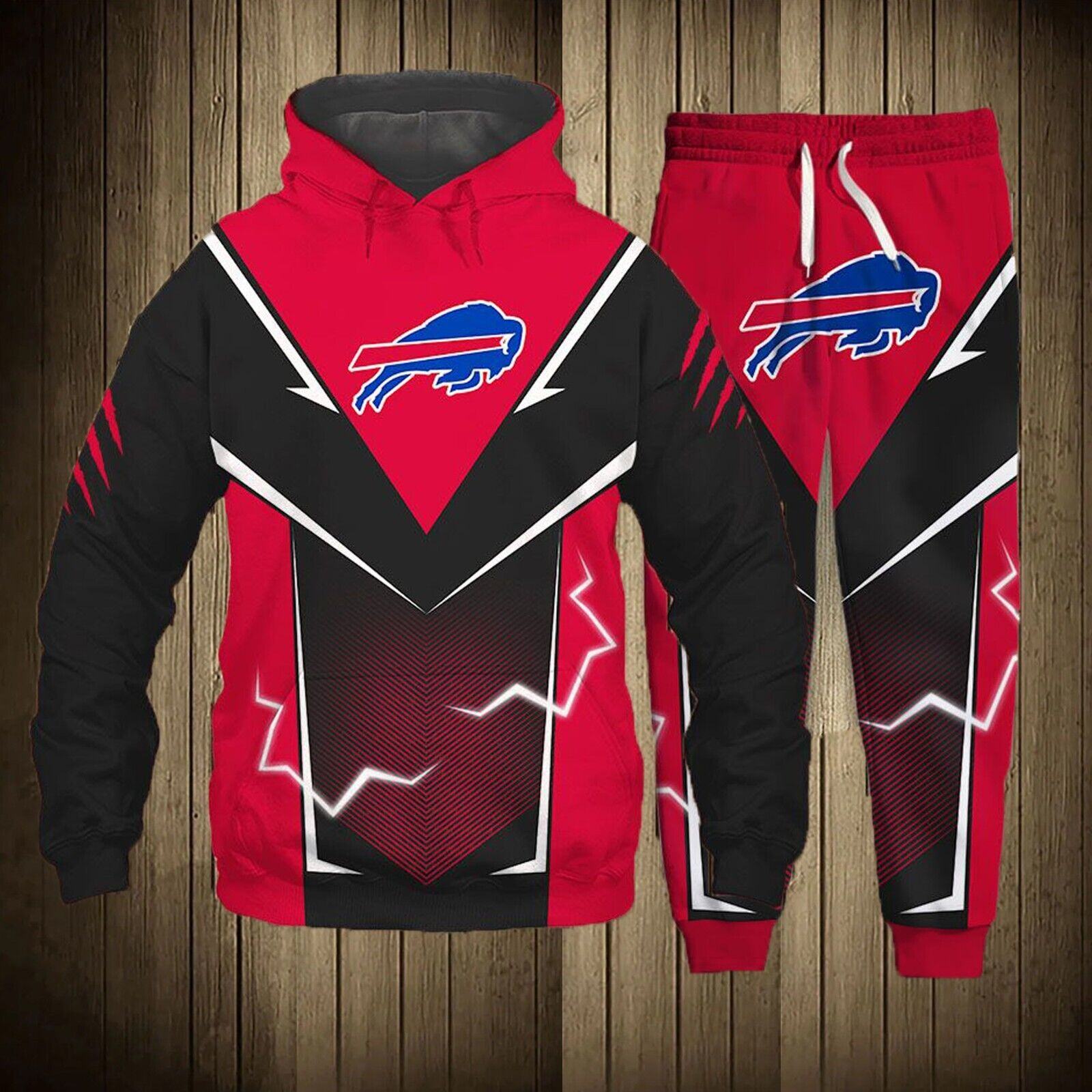 Buffalo Bills Lightning Strike Hoodie