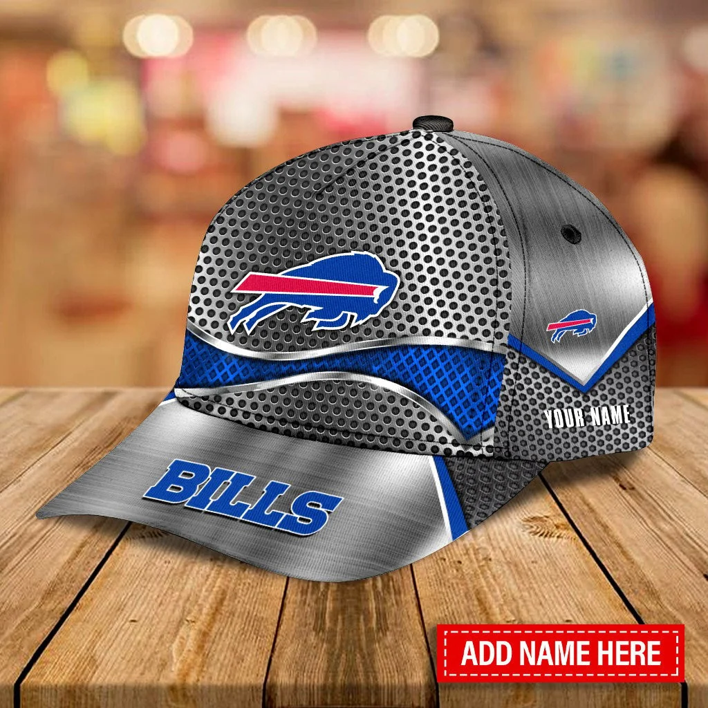 Buffalo Bills Metallic Edge Baseball Cap left side