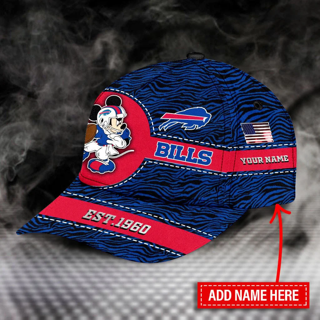 Buffalo Bills Mickey Spirit Baseball Cap left side