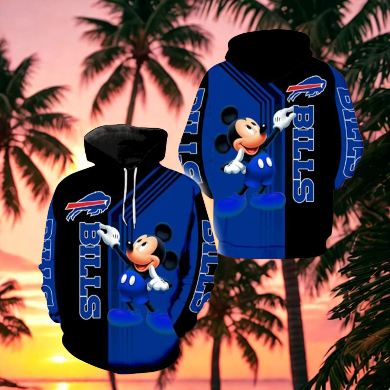 Buffalo Bills Mickey's Victory Cheer Hoodie
