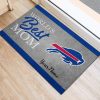 Buffalo Bills Mother's Day Personalized Name Rubber Base Doormat