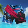 Buffalo Bills Patriot Wave Grunge Hawaiian Short