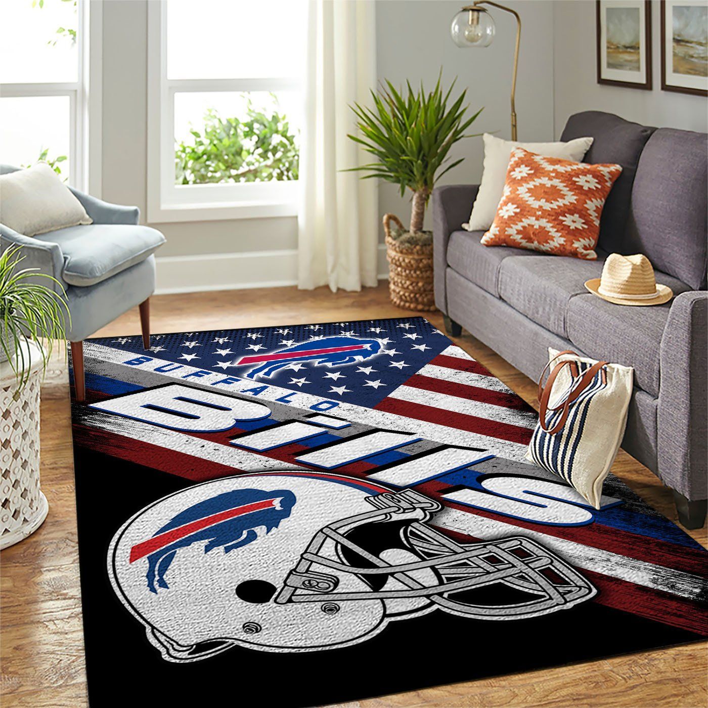 Buffalo Bills Patriotic Pride Area Rug