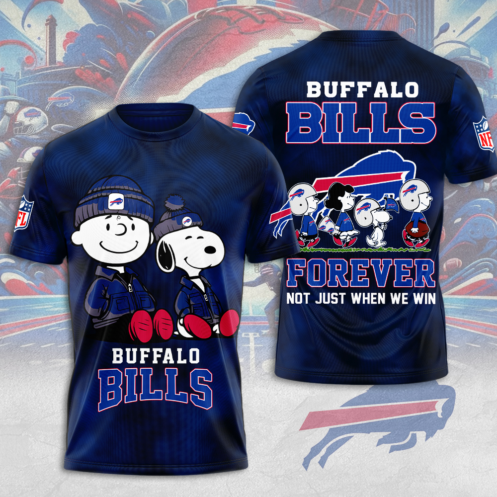 Buffalo Bills Peanuts Forever Fan Shirt
