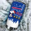Buffalo Bills Peanuts Merry Mafia Christmas Tumbler back
