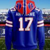 Buffalo Bills Personalized Game Day Blue Hoodie back
