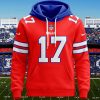 Buffalo Bills Personalized Game Day Red Hoodie front