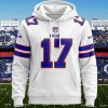 Buffalo Bills Personalized Game Day White Hoodie front