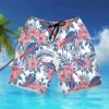 Buffalo Bills Pink Tropic Bloom Hawaiian Short