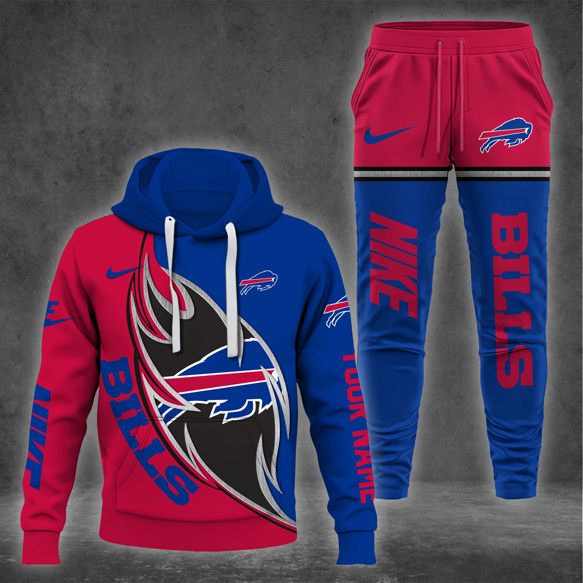 Buffalo Bills Power Fusion Hoodie & Jogger Set