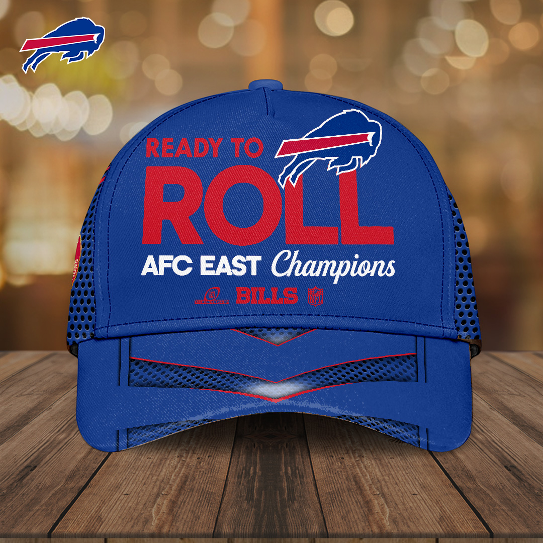Buffalo Bills Ready to Roll AFC East Champions Blue Baseball Cap