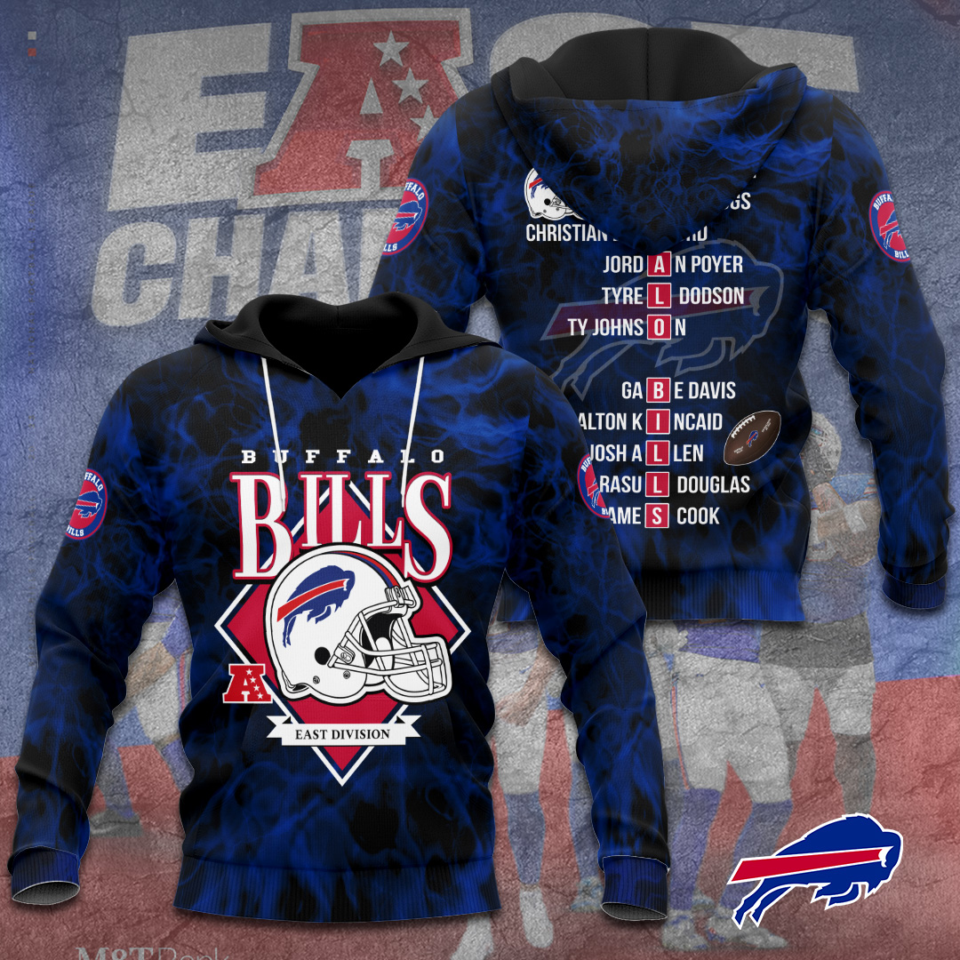 Buffalo Bills Roster Pride East Division Hoodie