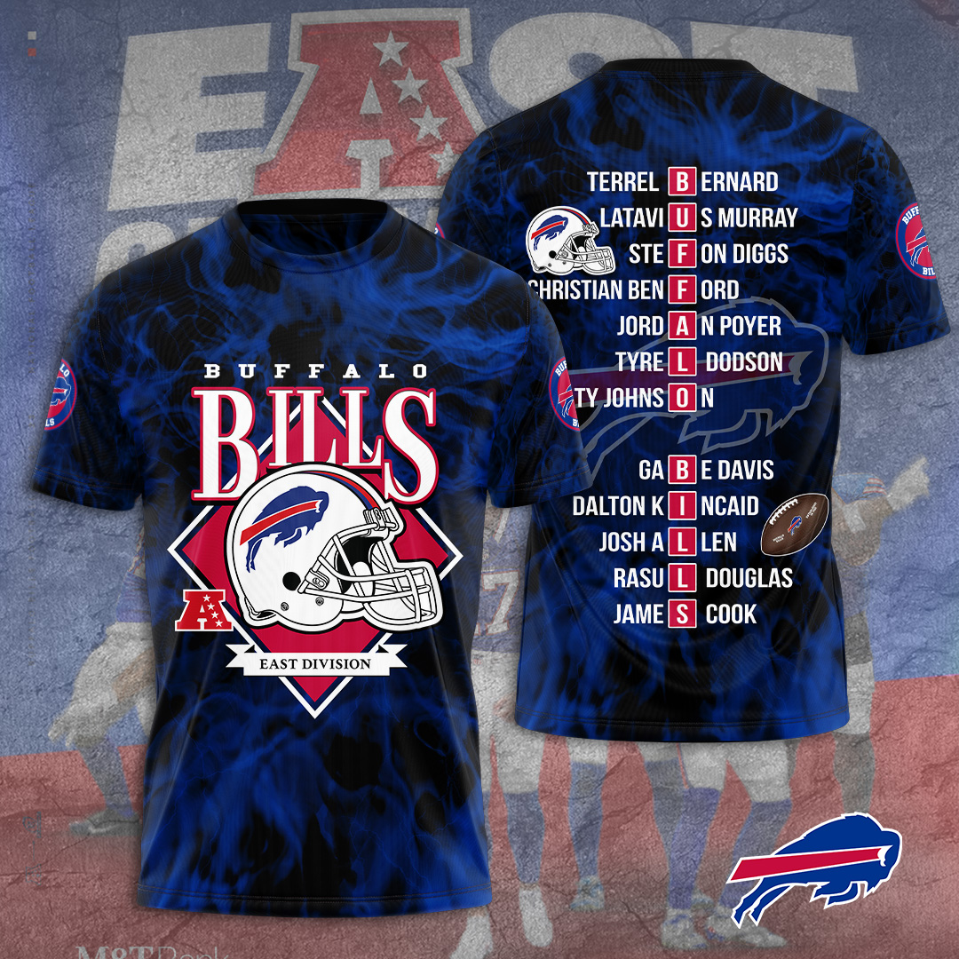 Buffalo Bills Roster Pride East Division Shirt