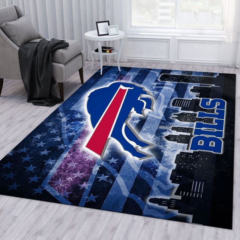 Buffalo Bills Skyline Glory Rug
