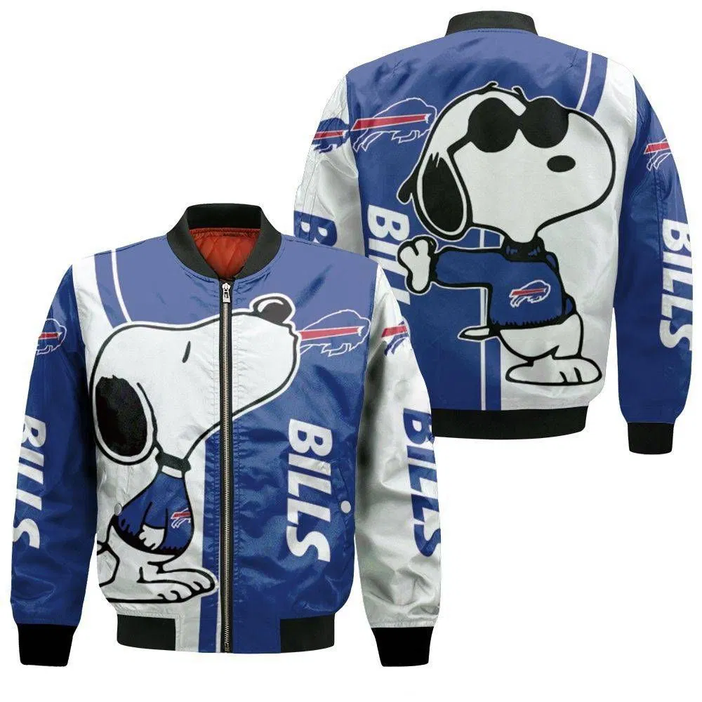 Buffalo Bills Snoopy Swagger Bomber Jacket
