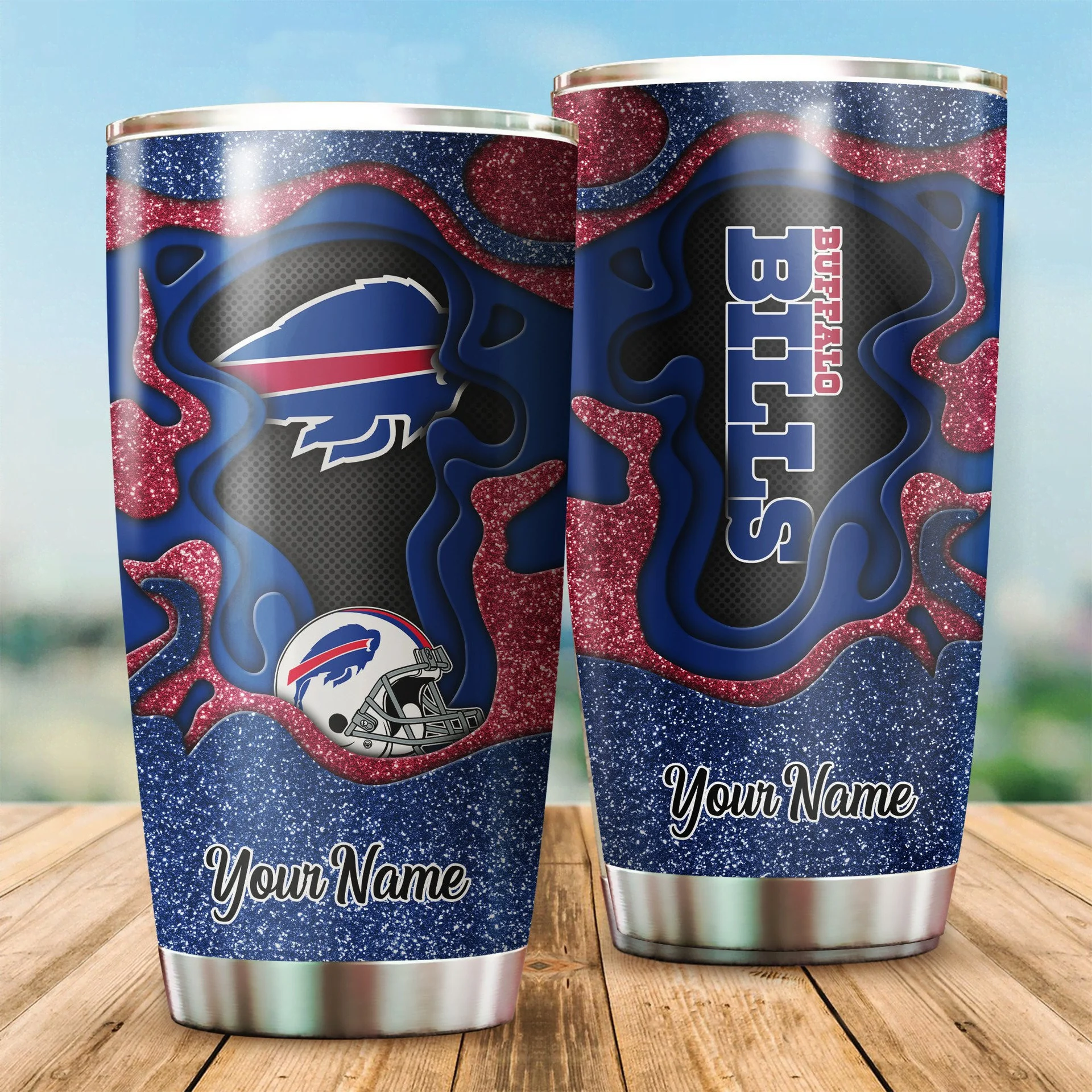 Buffalo Bills Sparkle Fusion Tumbler