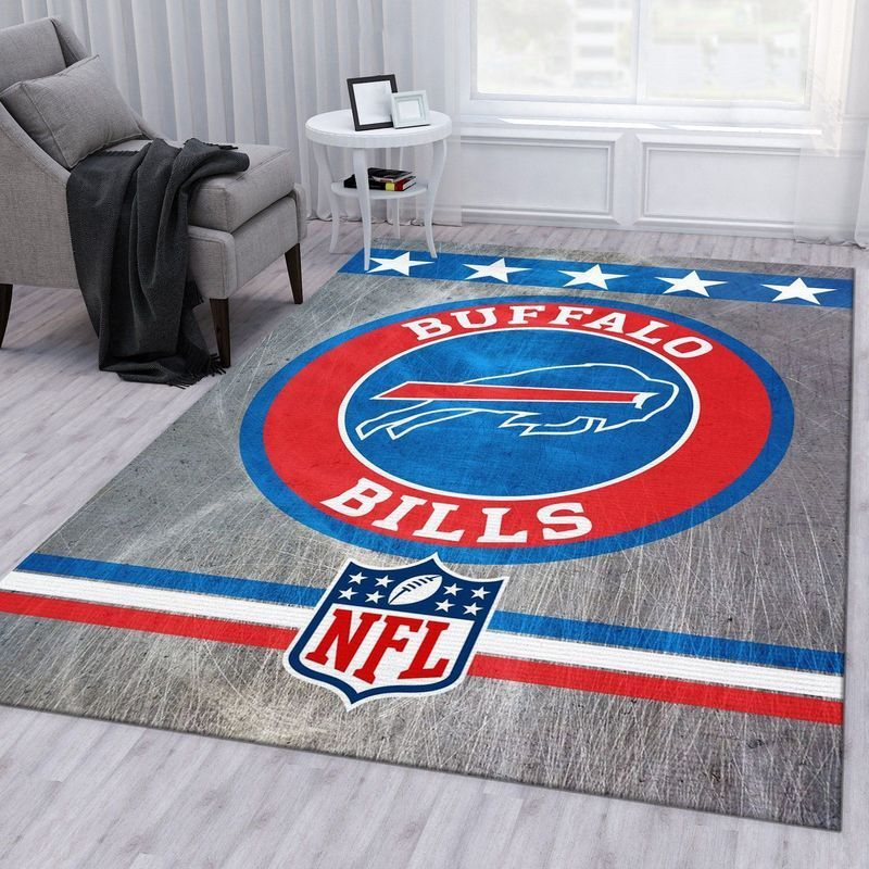 Buffalo Bills Star-Striped Legacy Rug
